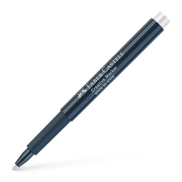 Faber Castell Μαρκαδόρος Ανεξίτηλος Permanent Λευκός 1.5mm