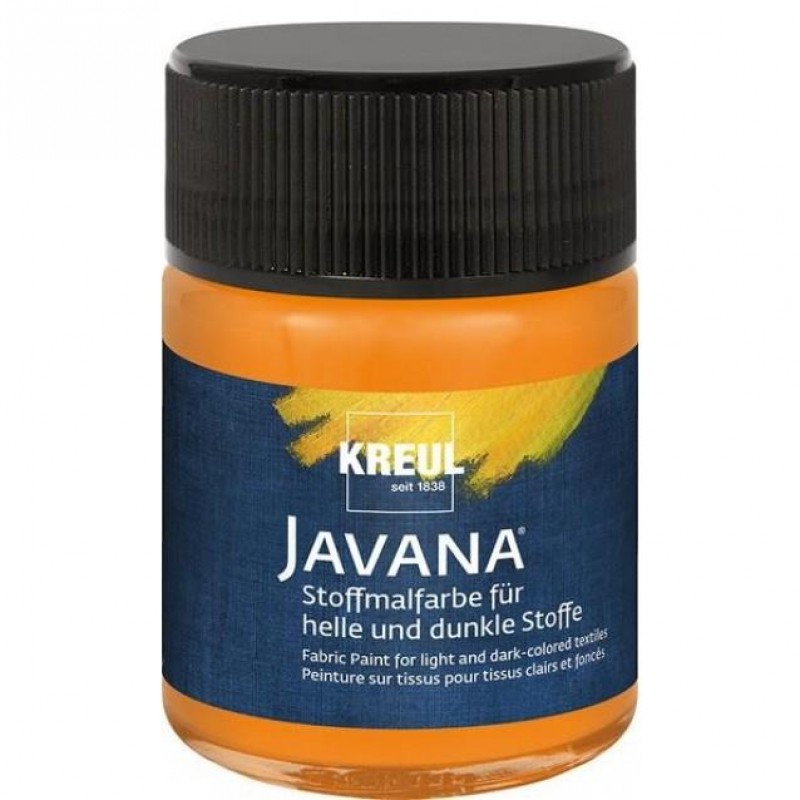 Kreul 50ml Javana Σκουρόχρωμο Ύφασμα Orange