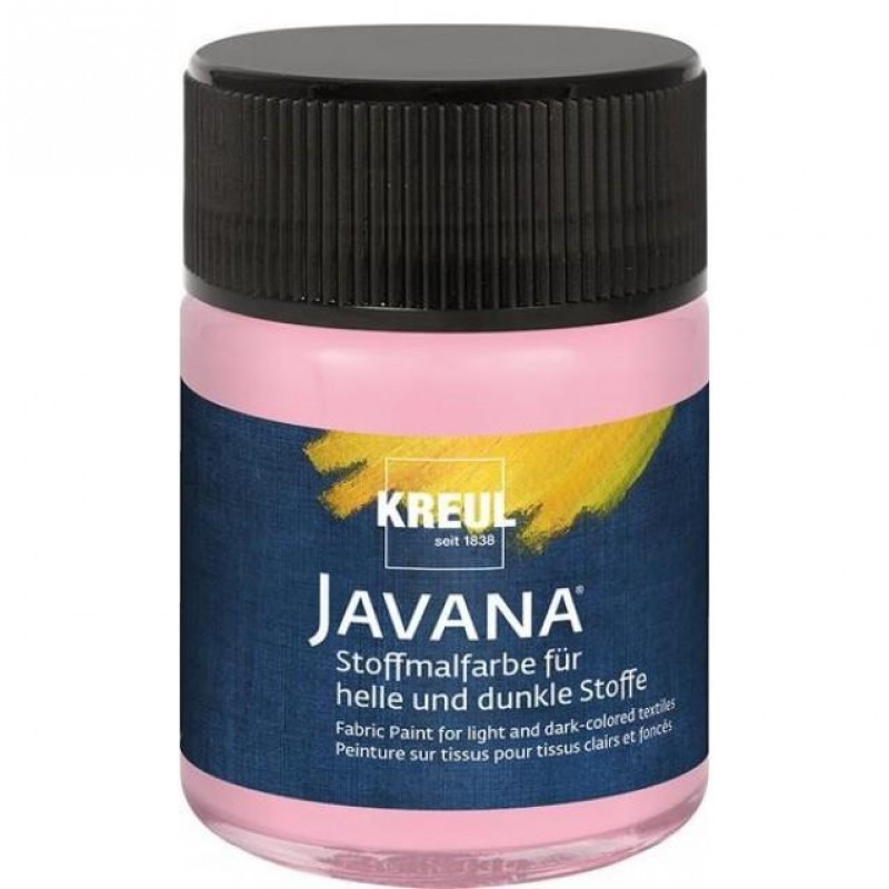 Kreul 50ml Javana Σκουρόχρωμο Ύφασμα Rose