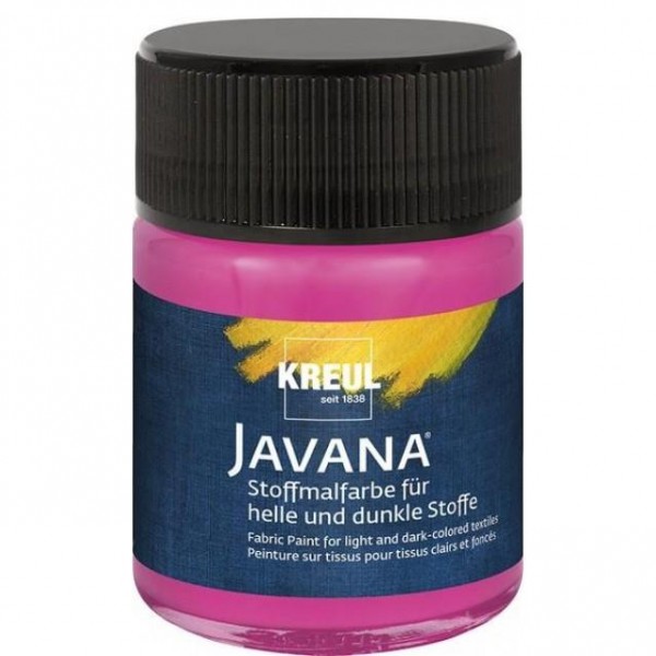 Kreul 50ml Javana Σκουρόχρωμο Ύφασμα Magenta Kreul 50ml Javana Σκουρόχρωμο Ύφασμα Magenta