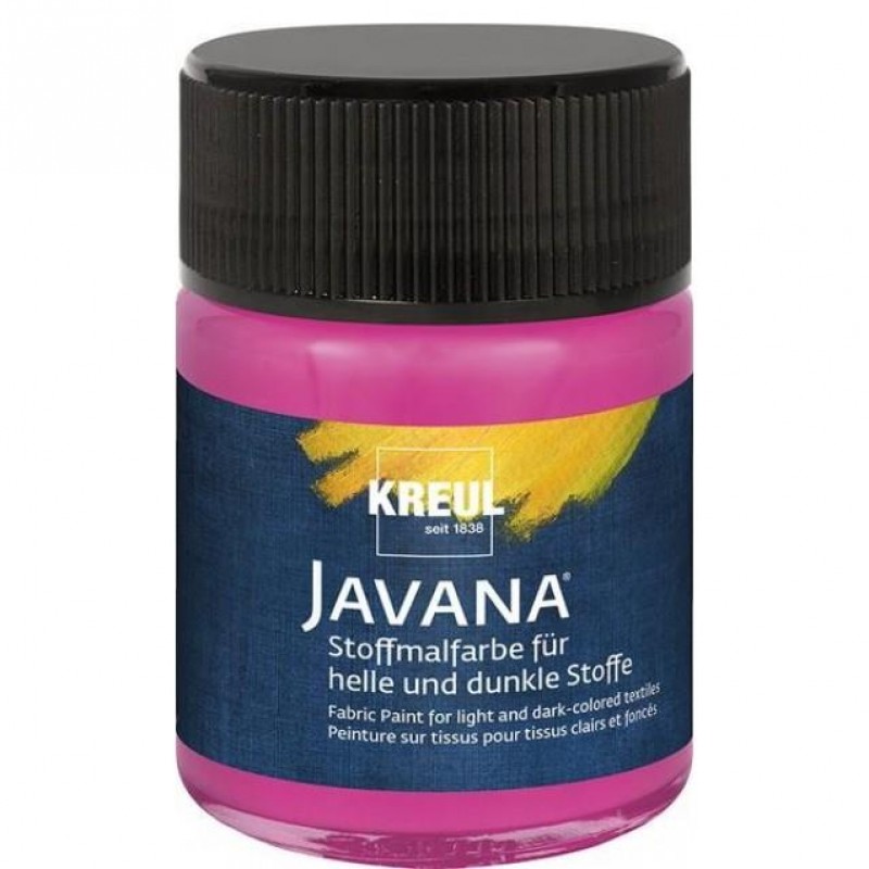 Kreul 50ml Javana Σκουρόχρωμο Ύφασμα Magenta