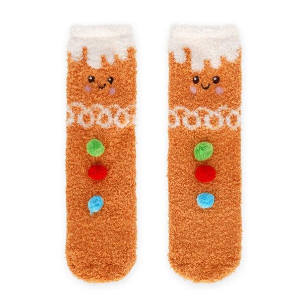 Legami Non-Slip Juvenile Socks  Its a Match! Gingerbread