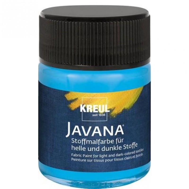 Kreul 50ml Javana Σκουρόχρωμο Ύφασμα Light Blue