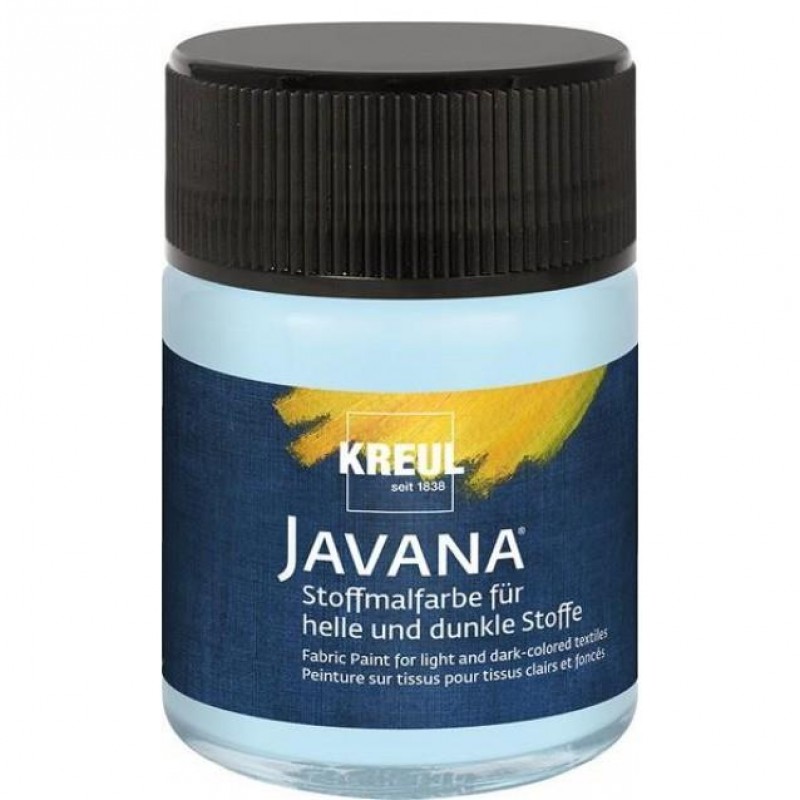 Kreul 50ml Javana Σκουρόχρωμο Ύφασμα Icy Blue