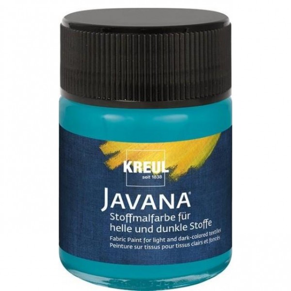 Kreul 50ml Javana Σκουρόχρωμο Ύφασμα Turquoise Kreul 50ml Javana Σκουρόχρωμο Ύφασμα Turquoise