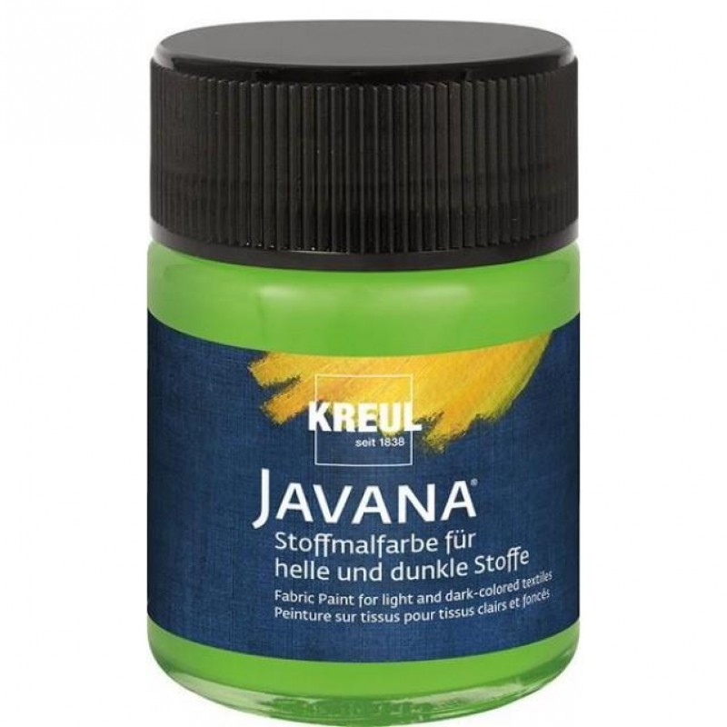 Kreul 50ml Javana Σκουρόχρωμο Ύφασμα Leaf Green