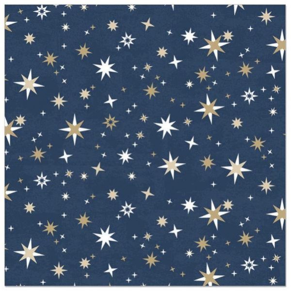 Artebene 20 Χαρτοπετσέτες Φαγητού 33cm Μπλέ με Αστέρια