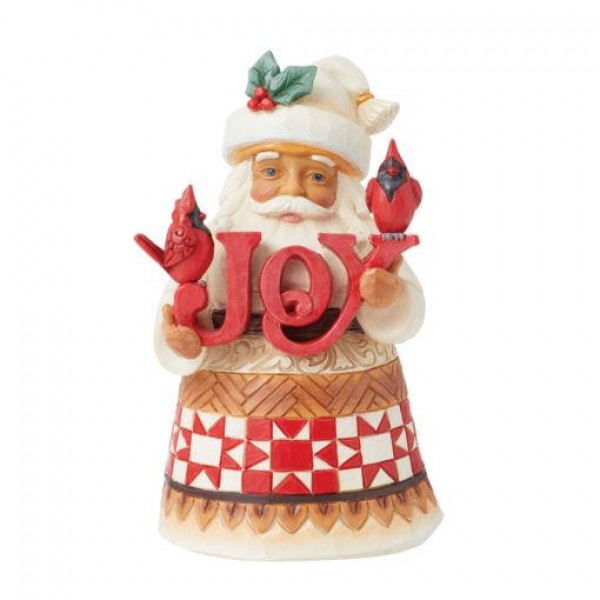 Φιγούρα Jim Shore Santa with Joy Sign Pint Figurine 13,5cm Φιγούρα Jim Shore Santa with Joy Sign Pint Figurine 13,5cm