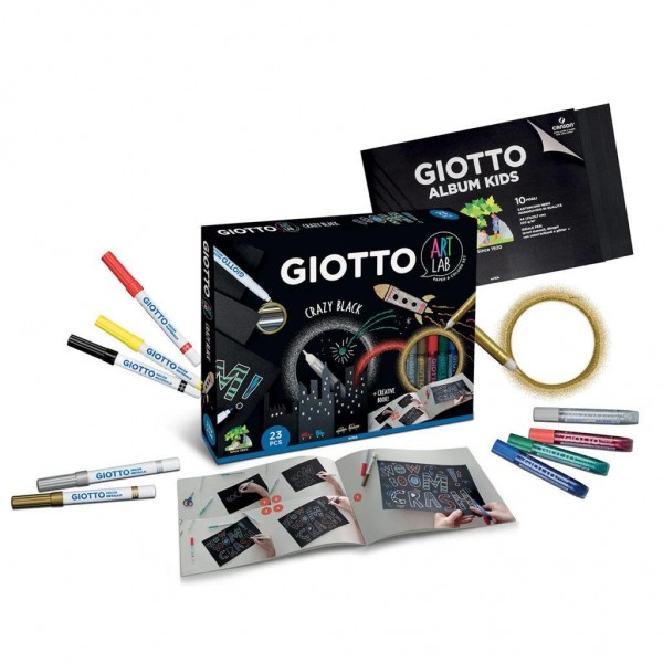 Giotto Art Lab Σετ Δημιουργίας Crazy Black Giotto Art Lab Σετ Δημιουργίας Crazy Black