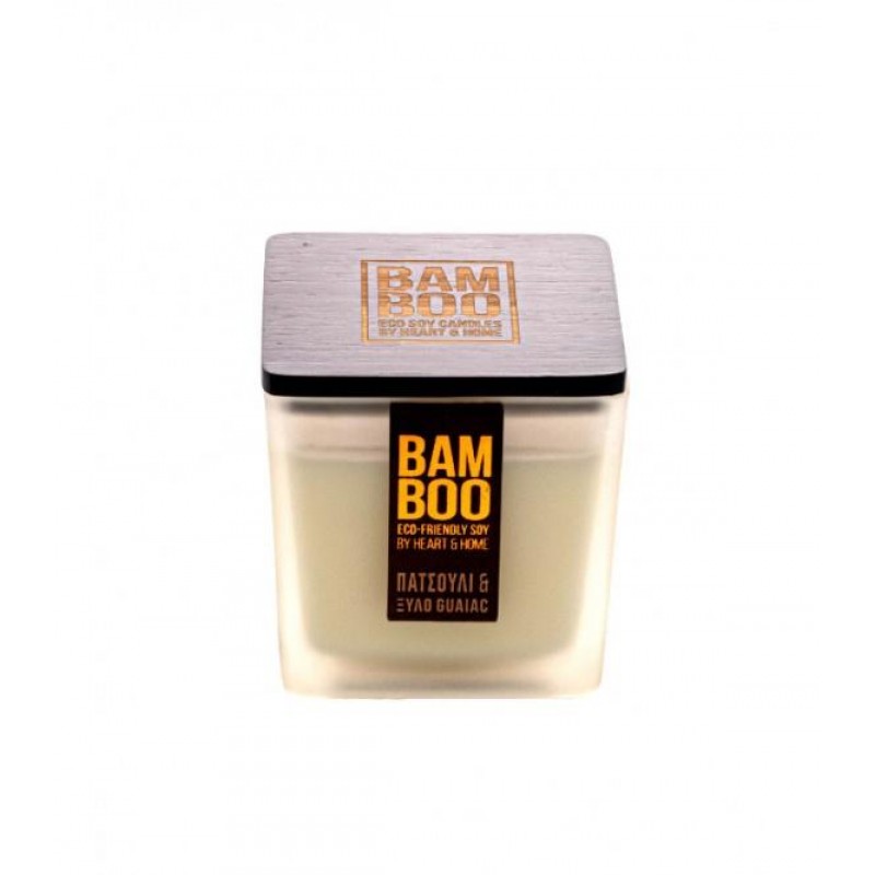 Αρωματικό Κερί Bamboo Πατσουλί και Ξύλο Guaiac