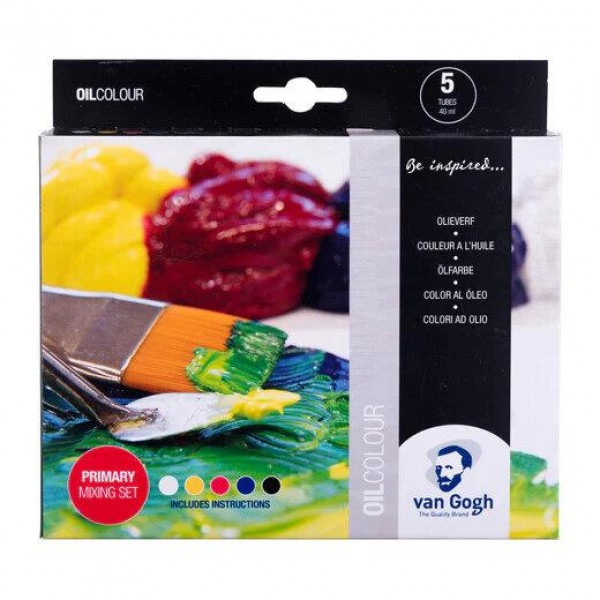 Talens Σετ Van Gogh Oil Colours 5x40ml Talens Σετ Van Gogh Oil Colours 5x40ml