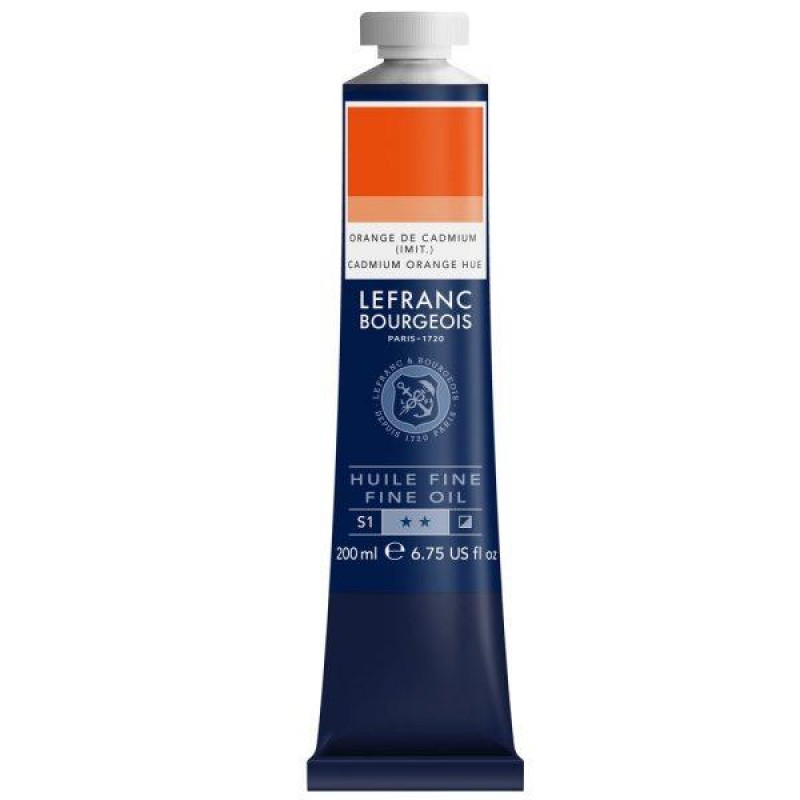 Lefranc Bourgeois 200ml Fine Λάδι 797 Cadmium Orange Hue Lefranc Bourgeois 200ml Fine Λάδι 797 Cadmium Orange Hue