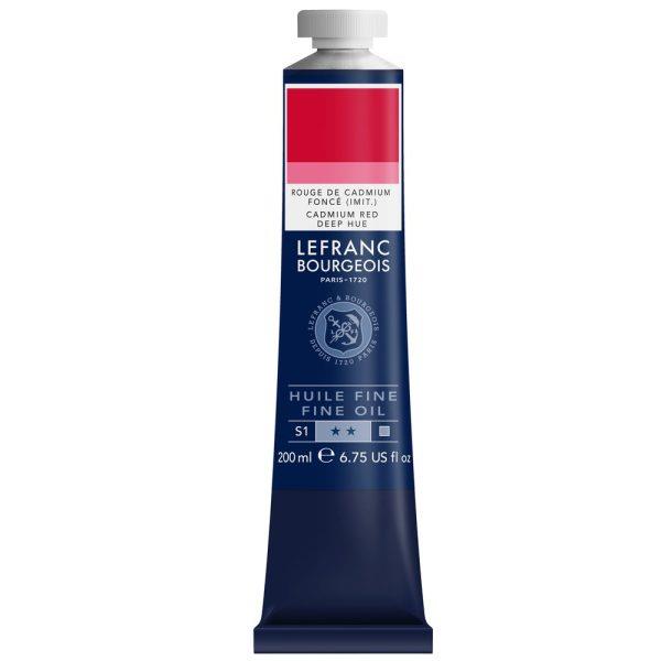 Lefranc Bourgeois 200ml Fine Λάδι 882 Cadmium Red Deep Hue Lefranc Bourgeois 200ml Fine Λάδι 882 Cadmium Red Deep Hue