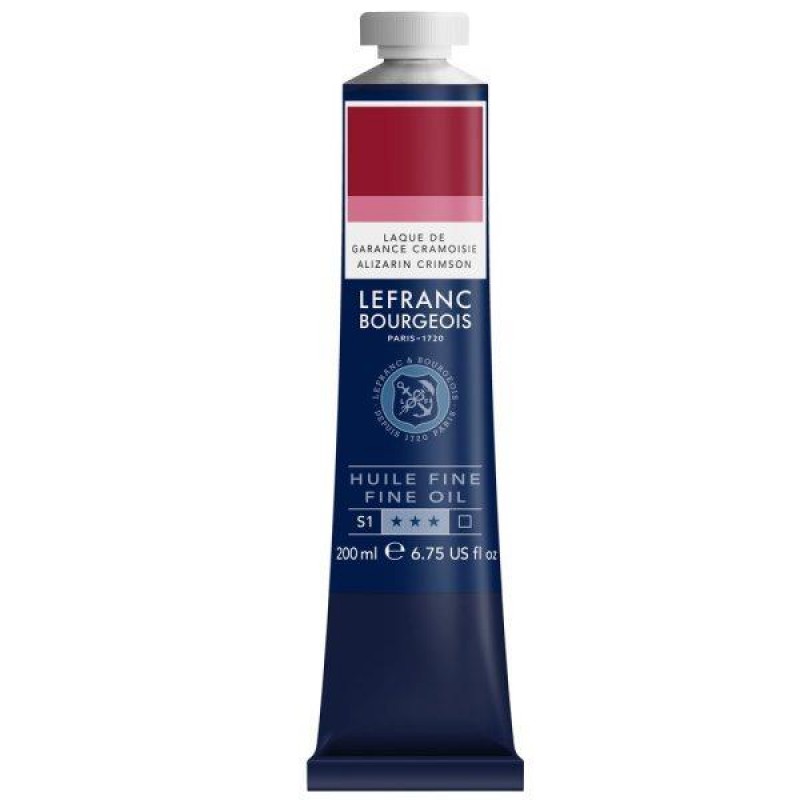 Lefranc Bourgeois 200ml Fine Λάδι 343/345 Alizarin Crimson/Laque de Garance Cramoisie Lefranc Bourgeois 200ml Fine Λάδι 343/345 Alizarin Crimson/Laque de Garance Cramoisie