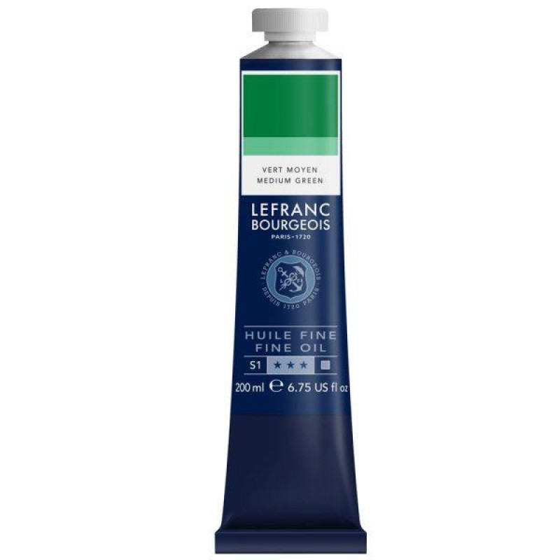 Lefranc Bourgeois 200ml Fine Λάδι 561 Medium Green Lefranc Bourgeois 200ml Fine Λάδι 561 Medium Green