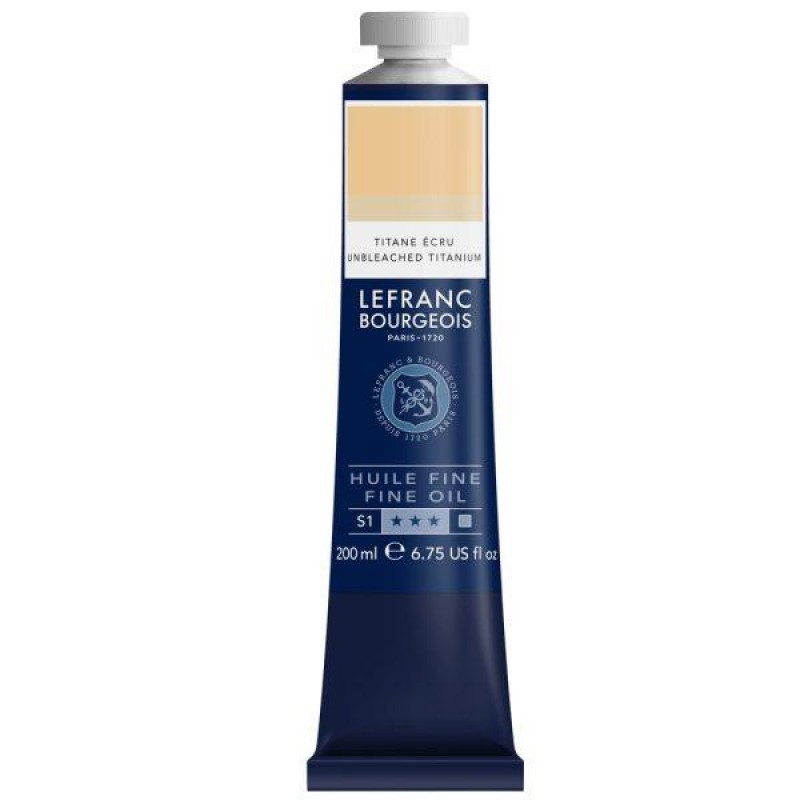 Lefranc Bourgeois 200ml Fine Λάδι 434 Unbleached Titanium Lefranc Bourgeois 200ml Fine Λάδι 434 Unbleached Titanium