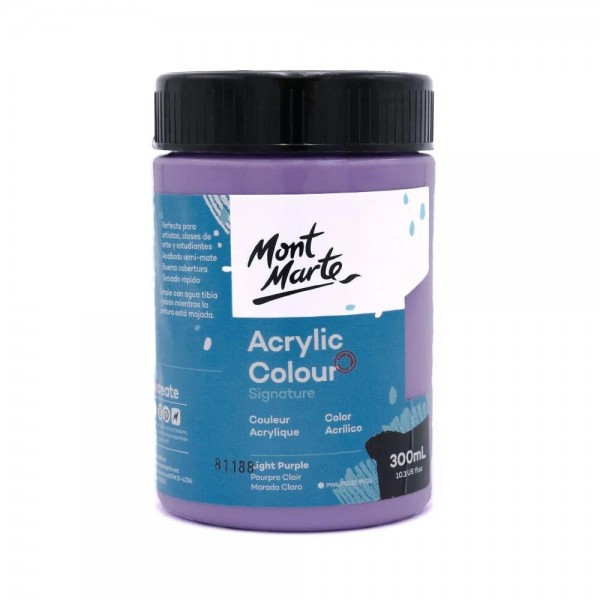 Mont Marte 300ml Studio Acrylic Light Purple Mont Marte 300ml Studio Acrylic Light Purple
