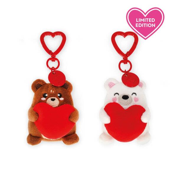 Legami Set of 2 Super Soft Plush Keyrings Legami Set of 2 Super Soft Plush Keyrings