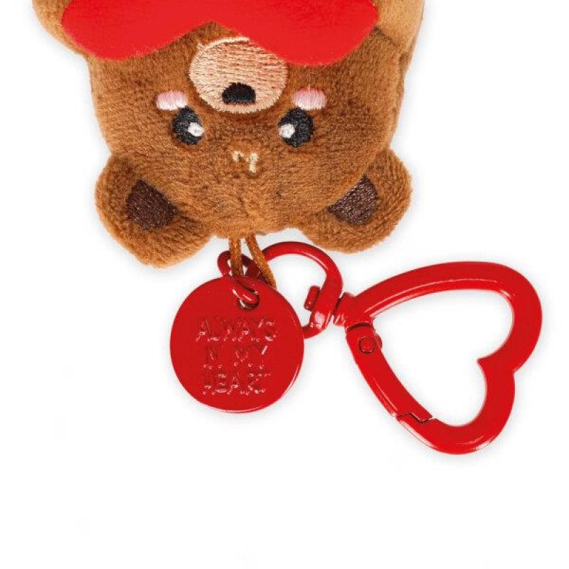 Legami Set of 2 Super Soft Plush Keyrings