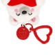 Legami Set of 2 Super Soft Plush Keyrings