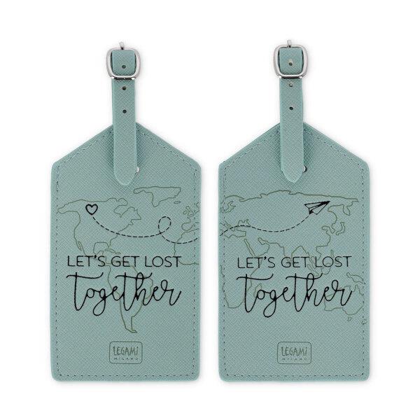 Legami Luggage Tag Lets get lost together Legami Luggage Tag Lets get lost together