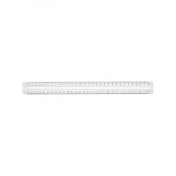 M+R Χάρακας Πλαστικός Με Ράχη 30cm