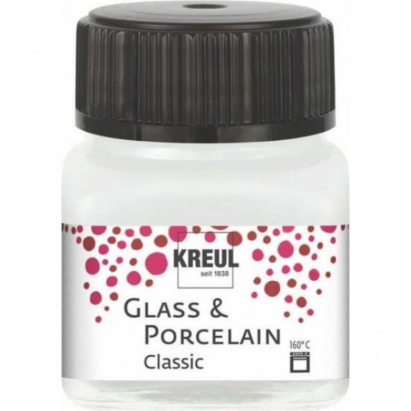 Kreul 20ml Καλυπτικό Σμάλτο Νερού White Kreul 20ml Καλυπτικό Σμάλτο Νερού White