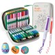Ohuhu Acrylic Markers Σετ 48 Ακρυλικών Μαρκαδόρων σε 24 Χρώματα