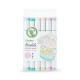 Ohuhu Honolulu Alcohol Art Markers Σετ 6 Pastel Tones Brush + Chisel