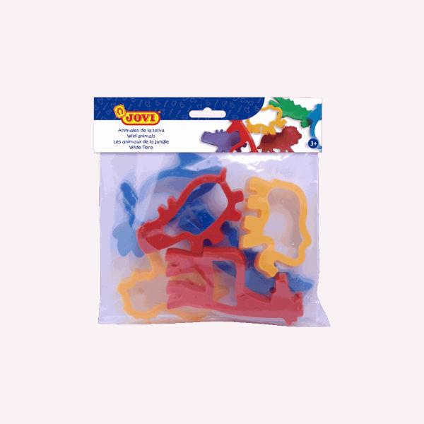 Jovi Σετ 6 Πλαστικά Φορμάκια Ζώα της Ζούγκλας Jovi Σετ 6 Πλαστικά Φορμάκια Ζώα της Ζούγκλας