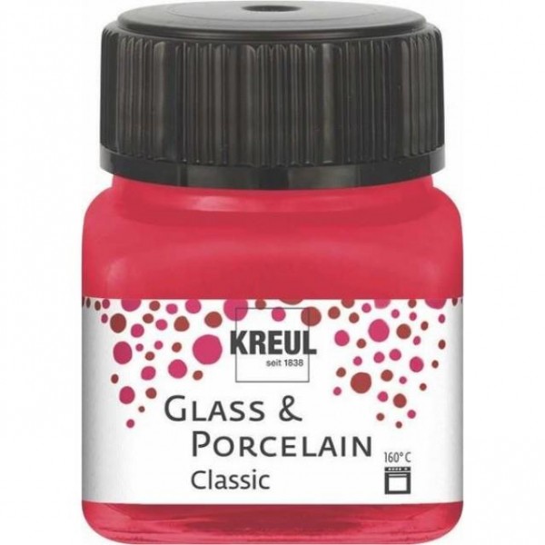 Kreul 20ml Καλυπτικό Σμάλτο Νερού Carmine Red Kreul 20ml Καλυπτικό Σμάλτο Νερού Carmine Red
