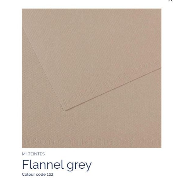 Mi-Teintes 50x65cm 160gr 122 Flannel grey