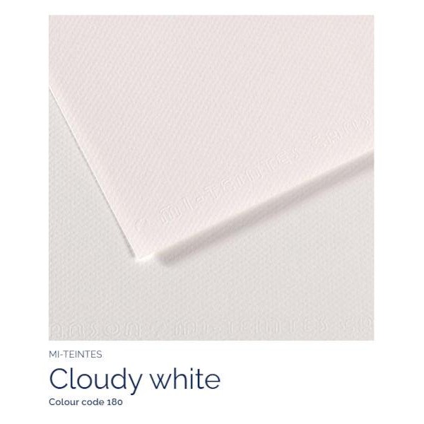 Mi-Teintes A4 21x29,7cm 160gr 180 Cloudy white Mi-Teintes A4 21x29,7cm 160gr 180 Cloudy white