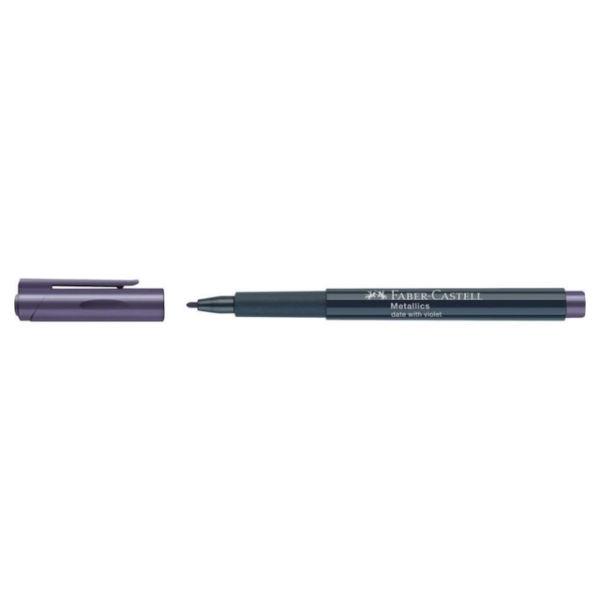 Faber Castell Metallic Marker 1,5mm Date with Violet Faber Castell Metallic Marker 1,5mm Date with Violet