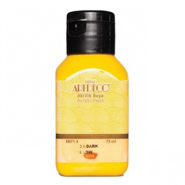 Artdeco 75ml Ακρυλικό Χρώμα Deep Yellow 3602 Artdeco 75ml Ακρυλικό Χρώμα Deep Yellow 3602