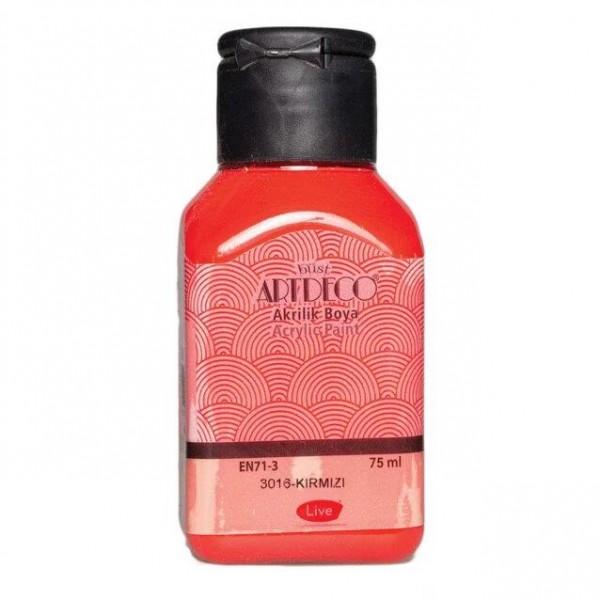 Artdeco 75ml Ακρυλικό Χρώμα Red 3016 Artdeco 75ml Ακρυλικό Χρώμα Red 3016