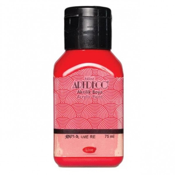Artdeco 75ml Ακρυλικό Χρώμα Flame Red 3015 Artdeco 75ml Ακρυλικό Χρώμα Flame Red 3015