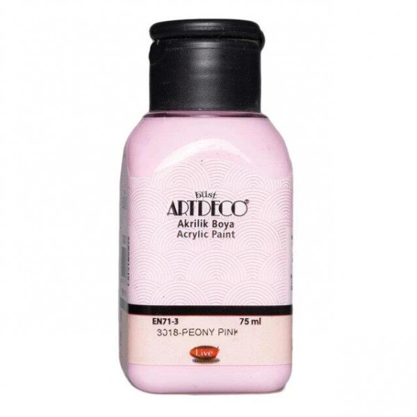 Artdeco 75ml Ακρυλικό Χρώμα Peony Pink 3018 Artdeco 75ml Ακρυλικό Χρώμα Peony Pink 3018