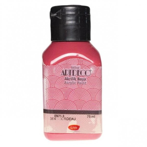 Artdeco 75ml Ακρυλικό Χρώμα Bordeaux 3643 Artdeco 75ml Ακρυλικό Χρώμα Bordeaux 3643