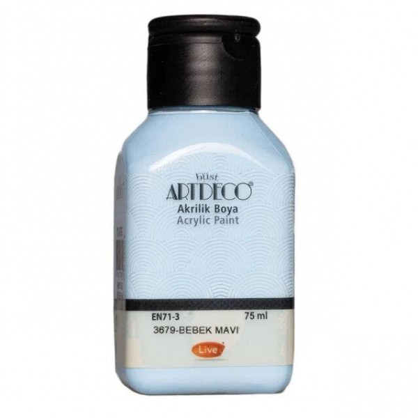 Artdeco 75ml Ακρυλικό Χρώμα Baby Blue 3679 Artdeco 75ml Ακρυλικό Χρώμα Baby Blue 3679