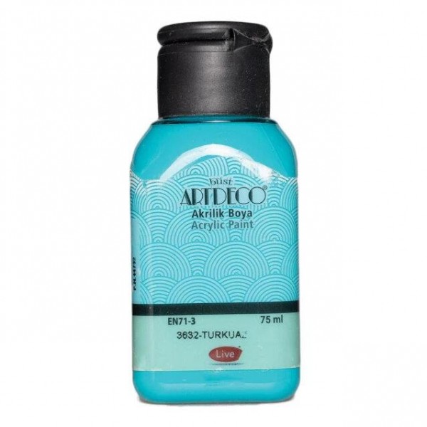 Artdeco 75ml Ακρυλικό Χρώμα Turquoise 3632 Artdeco 75ml Ακρυλικό Χρώμα Turquoise 3632