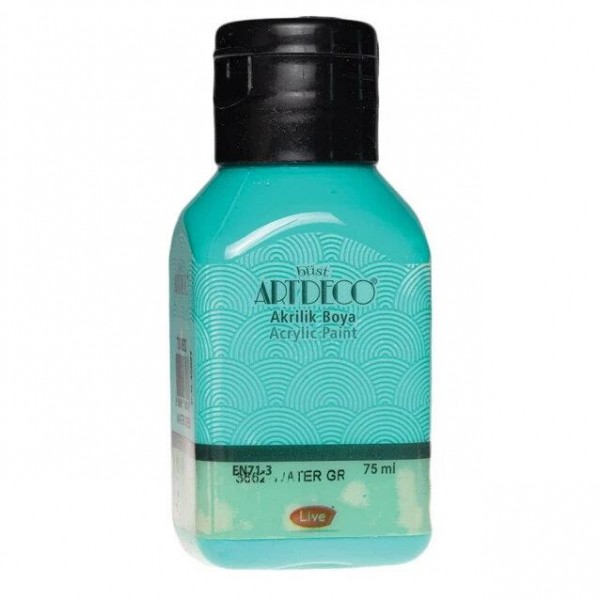 Artdeco 75ml Ακρυλικό Χρώμα Water Green 3662