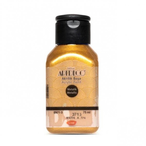 Artdeco 75ml Ακρυλικό Μεταλλικό Χρώμα Antique Gold