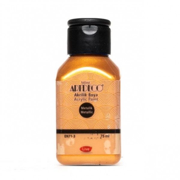 Artdeco 75ml Ακρυλικό Μεταλλικό Χρώμα Aztec Gold 3711