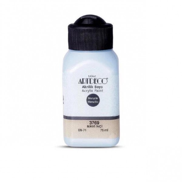 Artdeco 75ml Ακρυλικό Μεταλλικό Χρώμα Blue Pearly 3769