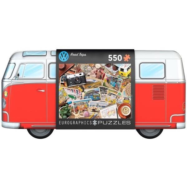 Eurographics 550τεμ Παζλ Vw Bus Road Trips σε Μεταλλικό Κουτί Eurographics 550τεμ Παζλ Vw Bus Road Trips σε Μεταλλικό Κουτί