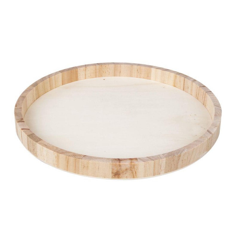 Ξύλινος Δίσκος Στρογγυλός  30cm FSC