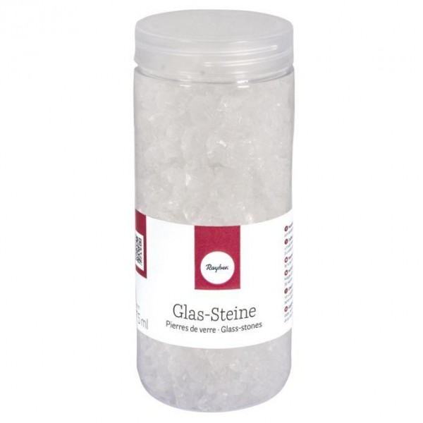 Διάφανες Γυάλινες Πετρούλες 4-10mm 475ml