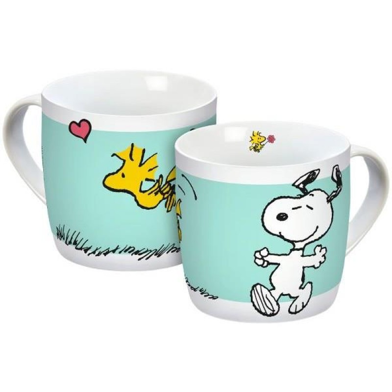 Snoopy Kούπα από πορσελάνη 250ml Turquoise