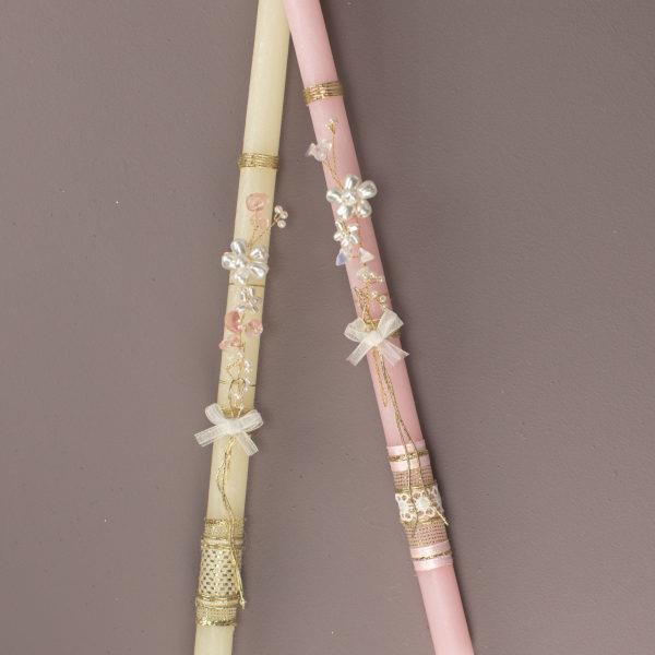 Λαμπάδα Με Διακοσμητικό Λουλούδι Λαμπάδα Με Διακοσμητικό Λουλούδι